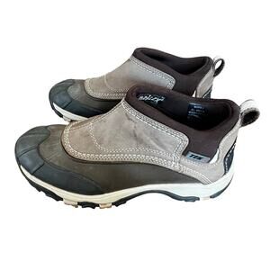 LL Bean Storm Chaser Tek 2.5 Slip On Leather Duck Shoes Waterproof Size 6.5 M